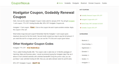 Desktop Screenshot of couponnexus.com